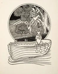 Il cacciatore catturato, da Cento aneddoti di animali, pub. 1924