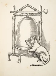 La campana della cena, da A Hundred Anecdotes of Animals, pub. 1924
