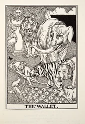 Il portafoglio, da Fontaine Fables, pub. 1905