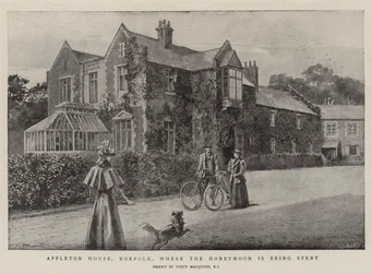 Appleton House, Norfolk, dove si sta trascorrendo la luna di miele