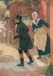 Illustrazione per Adam Bede di George Eliot (litografia a colori)