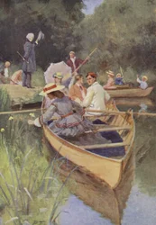 Illustrazione per Piccole Donne di Louis M. Alcott