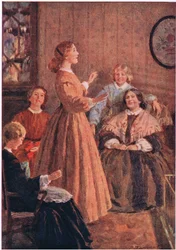 "Pensate alle vostre misericordie, bambini, pensate alle vostre misericordie", da Piccole Donne pubblicato da Associated Newspapers Limited, c.1940