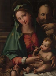 La Sacra Famiglia con il piccolo San Giovanni Battista