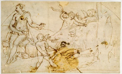 Venere, Putti e un Cinghiale Selvatico, c.1520-1540