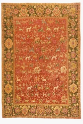 Tappeto animale, da Isfahan (tessile)