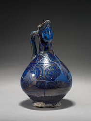 Brocca con testa umana, Iran, inizio XIV secolo