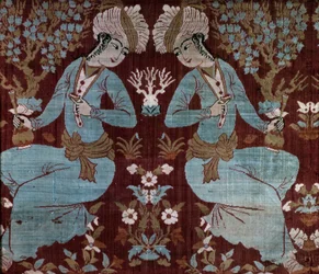 Pannello stile Isfahan (seta)