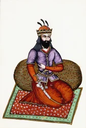 Ritratto di Shah Garshab, XIX secolo