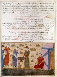 Rappresentazione di Gengis Khan che fa alleanze