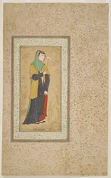 Donna con un mazzo di fiori, c.1595