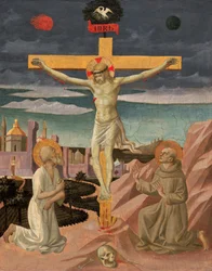 La Crocifissione con San Girolamo e San Francesco