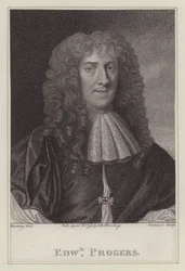 Edward Progers, Cameriere della Camera da Letto di Re Carlo II (incisione)