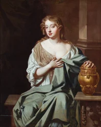 Ritratto di Mary Davis, attrice (olio su tela)