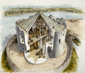 Torre di Clifford, metà del XIV secolo, c1990-2010