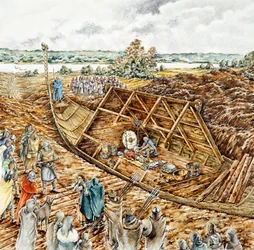 Sepoltura della nave di Sutton Hoo, VII secolo, 1990-2010