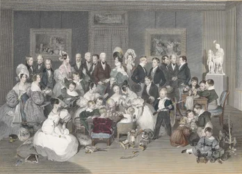 La famiglia imperiale austriaca nel 1834, 1834