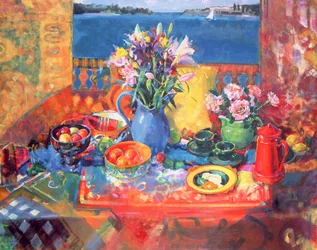 Il tavolo del balcone