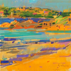 La Costa Azzurra, 2021 (olio su tela)