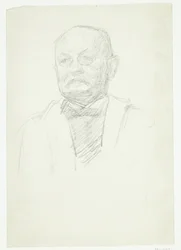 Ritratto del pittore Kristian Zahrtman. Mezzobusto