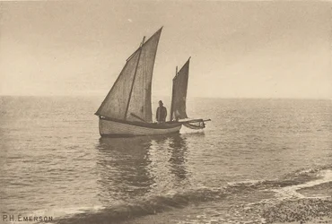 Una mattina nebbiosa sul Mare del Nord