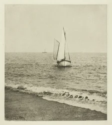 Un pescatore di gamberi del Suffolk "Sbarco"