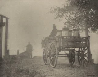 At the Ferry-A Misty Morning,1890-1891, stampato nel 1893 (foto)