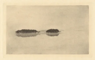La laguna solitaria, entro o prima del 1895
