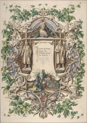 Omaggio degli artisti bavaresi al re Ludovico I, 1874