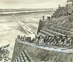 Costruzione della grande piramide di Giza