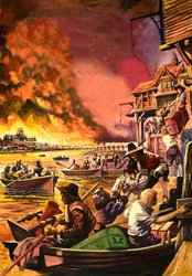 Il grande incendio di Londra