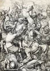 Re Sebastiano I del Portogallo catturato nella Battaglia di Alcacer-Quibir (Ksar el-Kebir o Battaglia dei Tre Re) il 4/08/1578 in Marocco