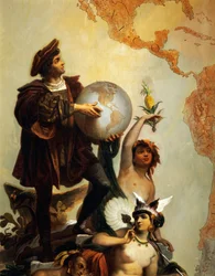 Cristoforo Colombo (1451-1506), dettaglio dall