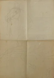 Disegno di contorno per "Rüdiger e Angelika