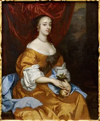Barocco: Ritratto di Margaret Hughes (Peg Hughes o Margaret Hewes) (c. 1630-1719)