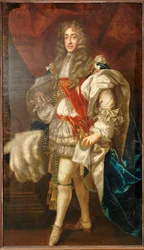 Ritratto del re Giacomo II, a figura intera, in abiti da Giarrettiera