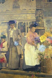 Venditore di fiori, Londra