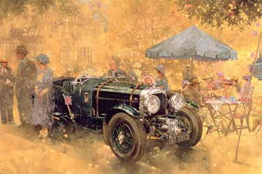 Festa in giardino con la Bentley