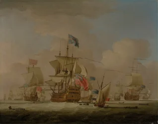 Navi da guerra britanniche e uno sloop