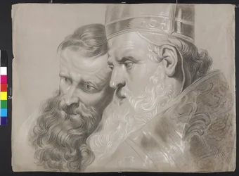 Der Hl. Ambrosius und Kaiser Theodosius