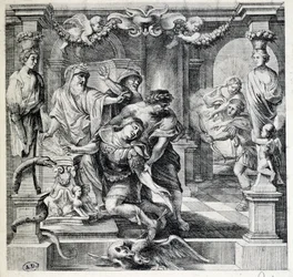 La morte di Achille, dopo Pierre Paul Rubens