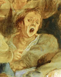 Festa della chiesa o merenda in un villaggio, 1635-38 circa (olio su tavola)