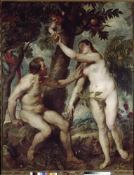 Adamo ed Eva nel paradiso terrestre