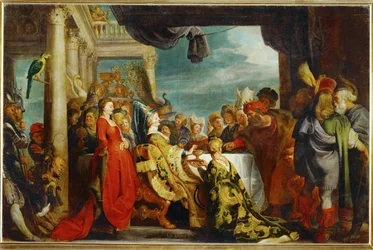 Alboin e Rosamunde (dipinto su tela)