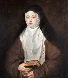 Ana Dorotea, figlia di Rodolfo II, una suora nel convento delle Descalzas Reales, Madrid