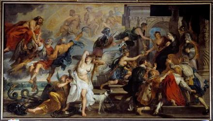 Apoteosi di Enrico IV e proclamazione della reggenza di Maria de