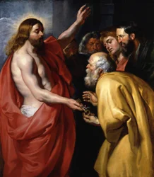 Cristo consegna a san Pietro le chiavi del cielo