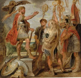 Decio Mure che arringa le legioni