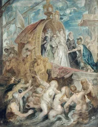 Lo sbarco a Marsiglia (schizzo per il ciclo dei Medici)