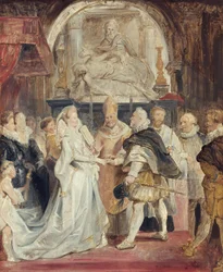 Il matrimonio «in procuratione» (schizzo per il ciclo dei Medici)